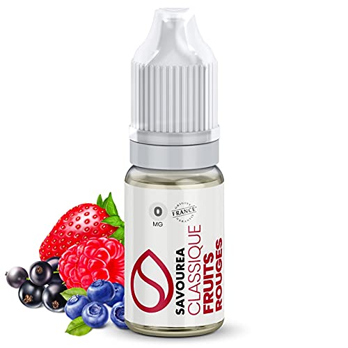 SavoureaRed Fruits 10 ml Pack of 5 No Nicotine or Tobacco 0 mg