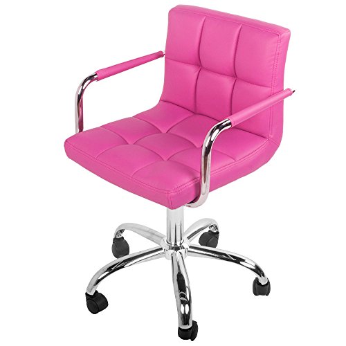 Poltrona Mid Back PU struttura in metallo girevole...