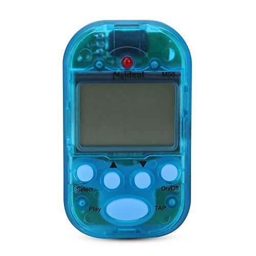 Mini métronome M50 LCD numérique Beat Tempo pour piano, violon, guitare, trap batterie (Bleu) - Les Beatles, Paul McCartney, John Lennon, RIngo Starr, George Harrison Mini métronome M50 LCD numérique Beat Tempo pour piano, violon, guitare, trap batterie (Bleu)
