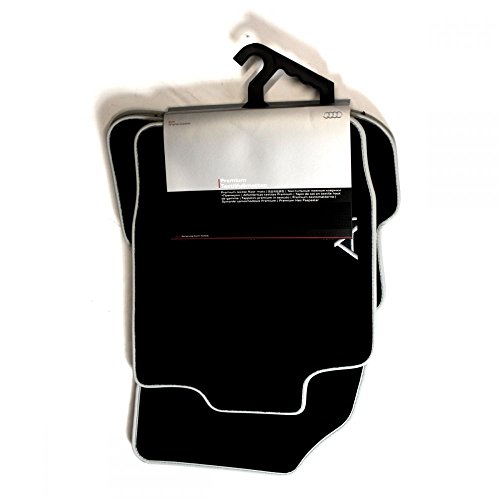 Tapis de sol Audi protégeant la moquette d'origine, textile noir résistant