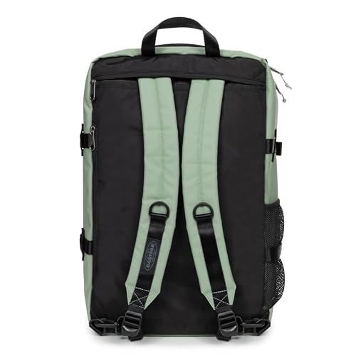 Image of EASTPAK Travelpack - 42L Cabin-Size Duffel Backpack with Dual Compartments, 17 inch Laptop Sleeve, Vegan Design & Adjustable Straps, Tarp Khaki