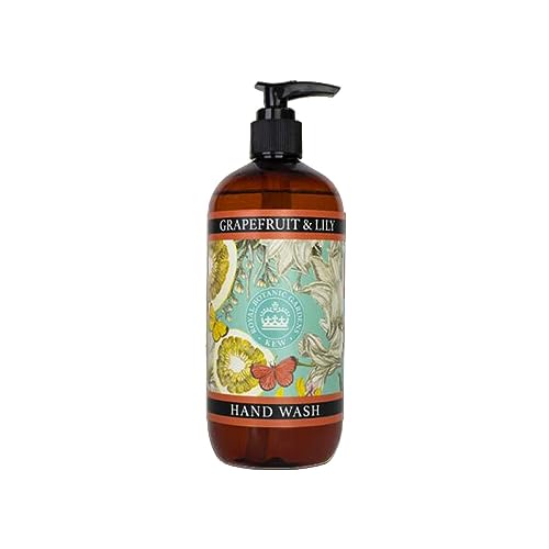 The English Soap Company Kew Gardens Hand Wash, Refreshing Botanical Wash with a Rich Lather