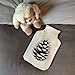 'Single Pine Cone ' Hot Water Bottle Cover (HW00039903)
