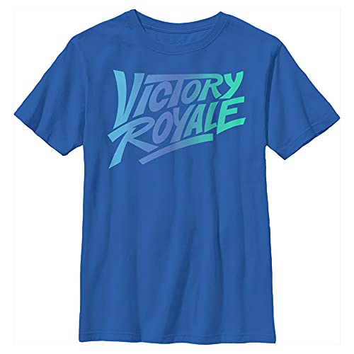 Fortnite Victory Royale Logo Boys Solid Crew Tee