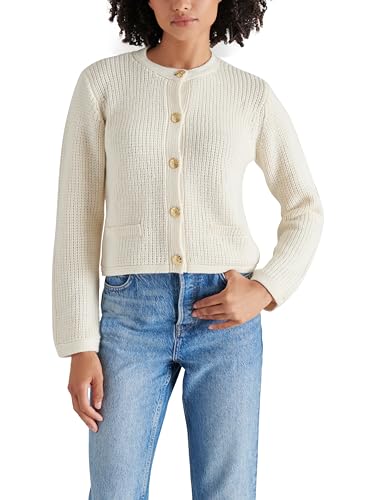 Steve Madden Womens Apparel Fantino Sweater Jacket2