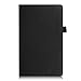 Fintie Folio Keyboard Case for Amazon Fire HD 8 (7th and 8th Gen, 2017 and 2018 Releases), PU Leather Stand Cover with All-ABS Hard Material Removable Wireless Bluetooth Keyboard, Black