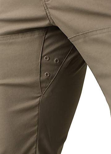 Prana Men's Stretch Zion Straight Pant, Mud, 28W X 34L #TOP3