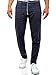 Produktbild Indicode Herren Arona Stoffhose aus Baumwolle & Leinen | Herrenhose Freizeithose Männer Navy L