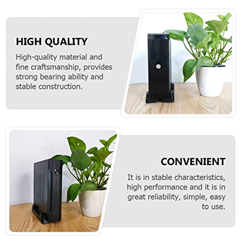 Soporte móvil para CPU Holibanna con carril deslizante removible para chasis estable, diseño versátil para computadora y servidor miniatura 3
