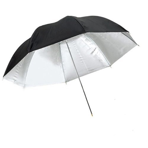 CowboyStudio43 inch Black and Silver Photo Studio Reflective Umbrella