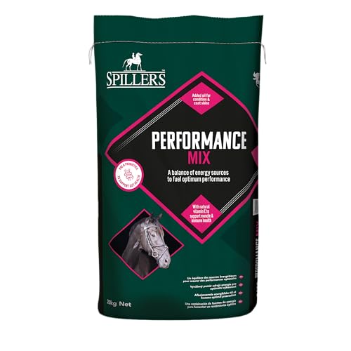 SPILLERS Performance Mix Horse Feed 20KG – Horse Feed for Optimum Performance Health – Food Containing Quality Protein, Vitamins and Minerals – Supports Digestive and Muscle Health