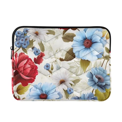 Funda para portátil colorida floral 13-14 pulgadas