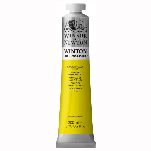 Winsor & Newton Winton Oil Color, 200Ml (6.75-Oz), Cadmium Yellow Light #TOP17