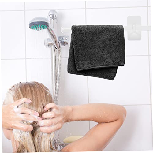 Étagère de rangement pour serviettes sans perçage avec support mural - 6