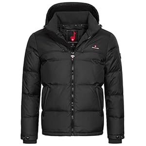 Höhenhorn Bristen Herren Daunen Winter Jacke Schwarz Gr. M
