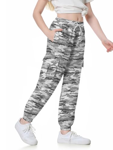 Image of SANGTREE Girls & Womens Printing Cargo Jogger Pants,6 Years - Women 2XL