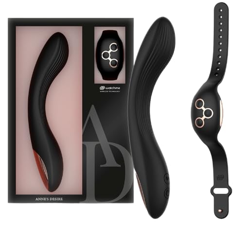 Vibromasseur Point G ANNE'S DESIRE Curve noir et or en silicone D-227087