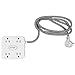 Performance Tool W2266 8-in-1 Power Strip with 4 Outlets, 3 USB and 1 USB-C Ports, Smart Chip, Fire-Retardant Casing, and Mounting Holes