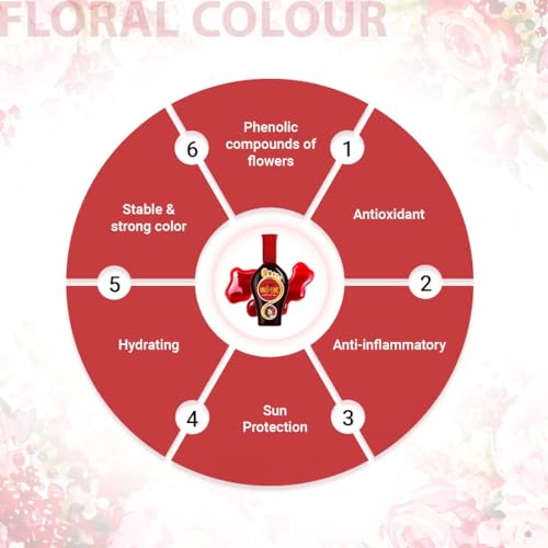 Image of KEYA SETH AROMATHERAPY 100% Natural Red Alta Mahavar Feet Colour Enriched with Floral Pigments, No Side- Effects 95ml