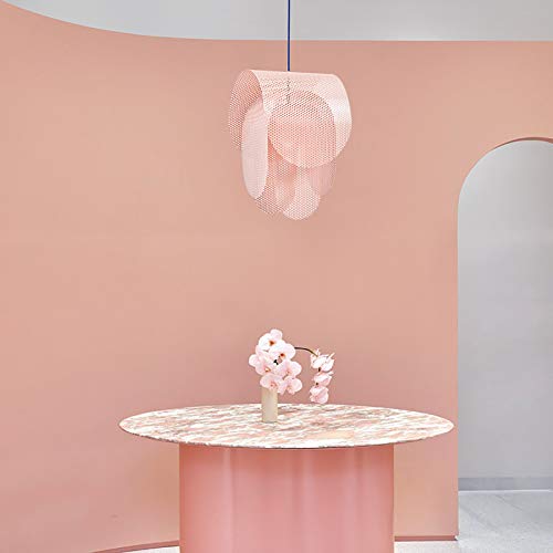 Suspension rose dimmable YRYRYW lustre métal chambre salle à manger