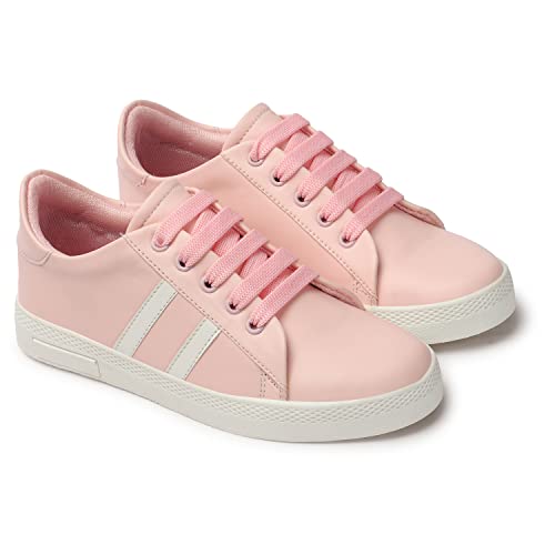 Image of ANTOX Introduce You A Regular Comfortable Striped Casuals for Women's /Ladies /Girl's Sneakers for Women