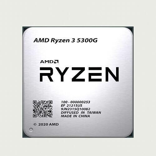 Amazon | Ryzen 3 5300G 4コアデスクトップゲーム、ホームおよび