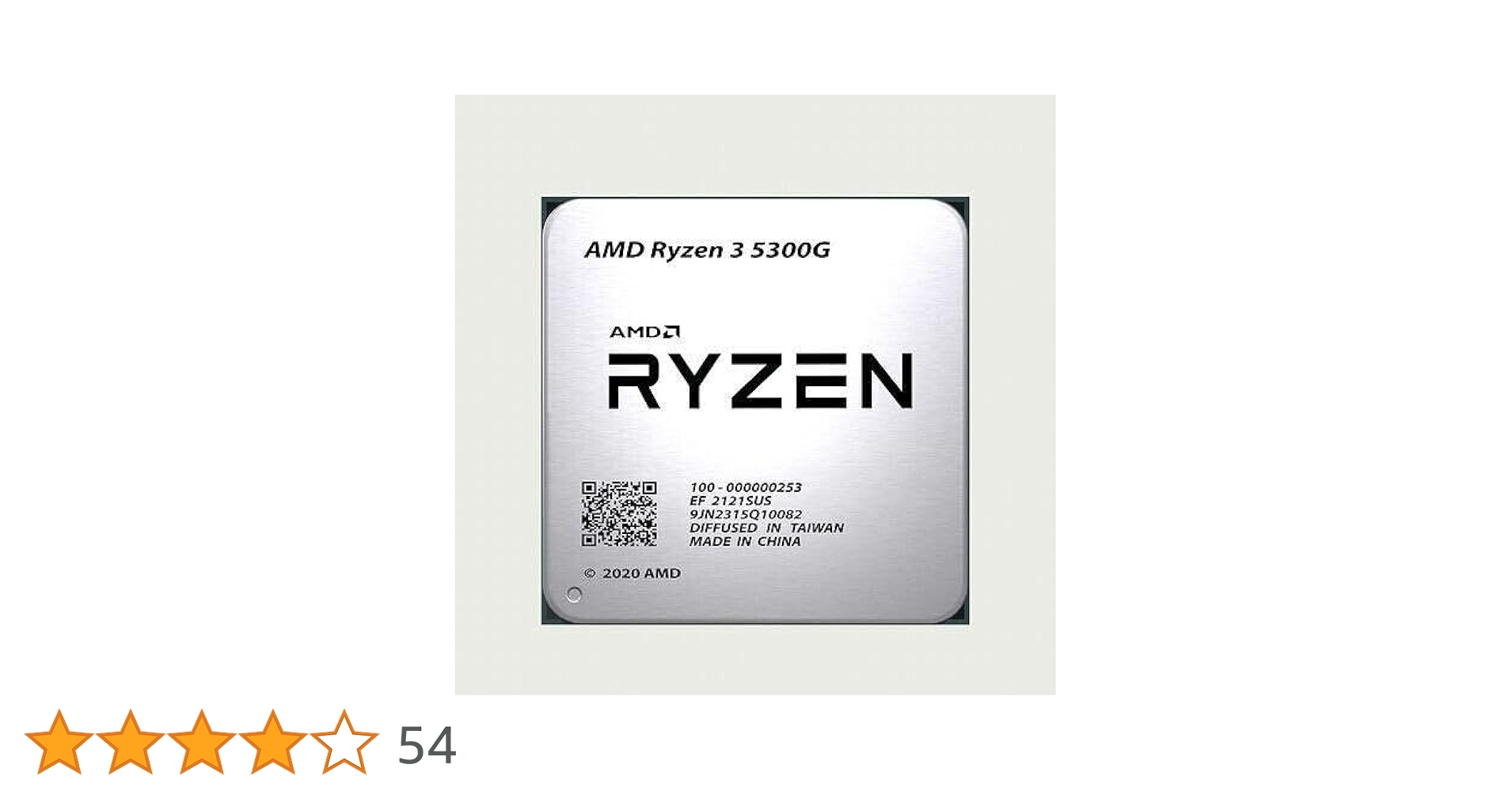 CPU AMD Ryzen 3 5300G BOX AMD Ryzen 3 5300G Review | TechSpot