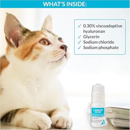 Image of I-DROP Vet Gel Dog Eye Drops, 0.30% Hyaluronan, Dry Eye Relief, 10 ml