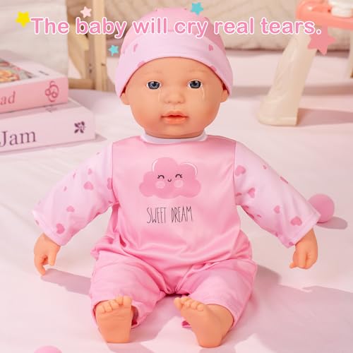 Mother Love Muñeca Bebé Interactiva 16 Pulgadas miniatura 5