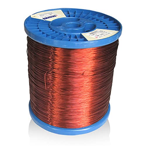 All Copper Enamelled Wire Copper Wire for high Temperature Resistant Oxygen Free Copper electromagnetic Small Experiment (D0.3mm-1KG, 1)