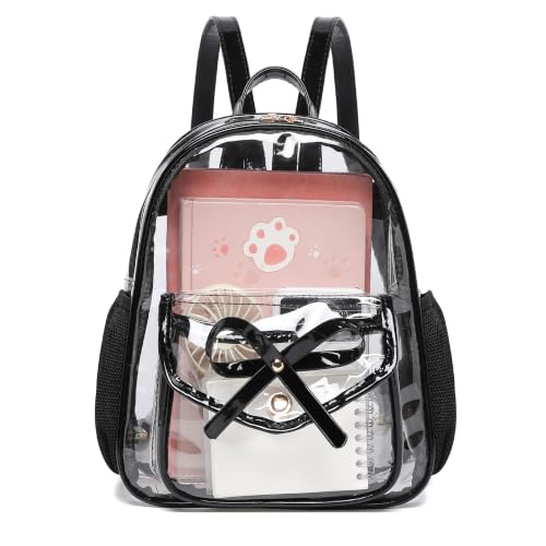 Image of I IHAYNER Girls Bowknot Cute Leather Backpack Mini Backpack Purse for Women