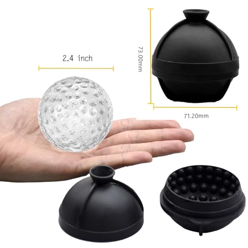 Molde para cubitos de hielo en forma de bola de golf set 3 miniatura 4