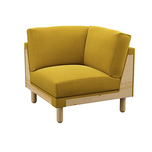 Soferia - IKEA NORSBORG Funda para módulo de Esquina, Elegance Dark Yellow
