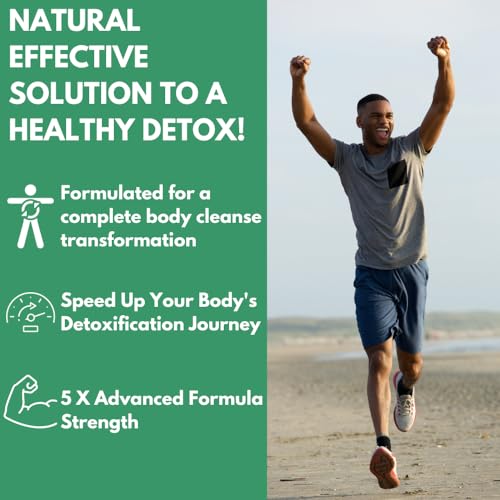 Fast Acting Body Detox, Liver Cleanse Detox & Repair, Full Body Detox, All Natural Toxins Remover, Healthy Cleansing Support for Liver, Urinary Tract, Can Help in Detox for Smokers, Advanced Formula. - Image 3