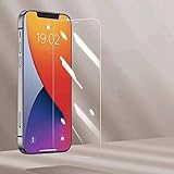 ガラスフィルム 全面保護 強化ガラス 液晶保護 iphone専用設計 マットタイプ・覗き見防止・HDクリア型 硬度9H 耐衝撃 指紋防止 気泡防止 飛散防止 貼り付け簡単 全面保護フィルム アイフォン 【 5.8-6.7インチ対応】 (Color : HDクリア, Size : Iphone12pro)