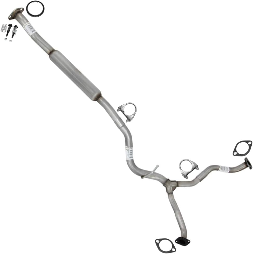 Northeastern Exhaust Resonator Y-Pipe Compatible for 2006-2009 Subaru Legacy 2.5L, Stainless Steel, Free Gaskets, Spring Bolt Kit, and Clamps Included, Automotive Replacement Part