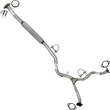 Northeastern Exhaust Resonator Y-Pipe Compatible for 2006-2009 Subaru Legacy 2.5L, Stainless Steel, Free Gaskets, Spring Bolt Kit, and Clamps Included, Automotive Replacement Part