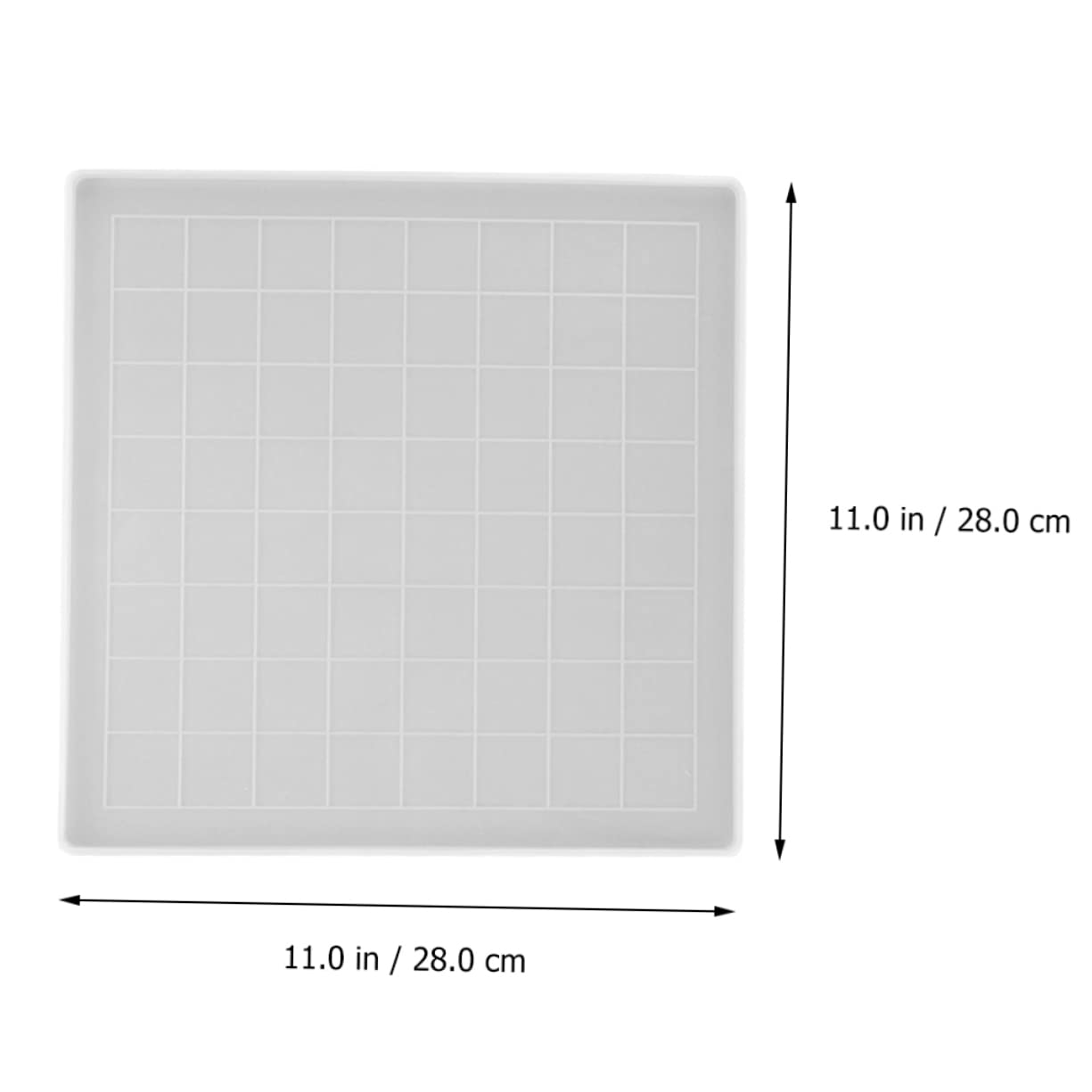 IWOWHERO Chess Mould Silicone Epoxy Mold for DIY Projects Non-Stick Material for Crafting Unique Chessboards