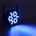 Disco Party Lights - SOLMORE LED Par Lights 36W DMX-512 RGB 36 LEDs Stage Lights DJ Light Sound Activated Projector Light Stage Lighting with IR Remote for Wedding Show Club Bar AC 110V-220V (1Pcs)