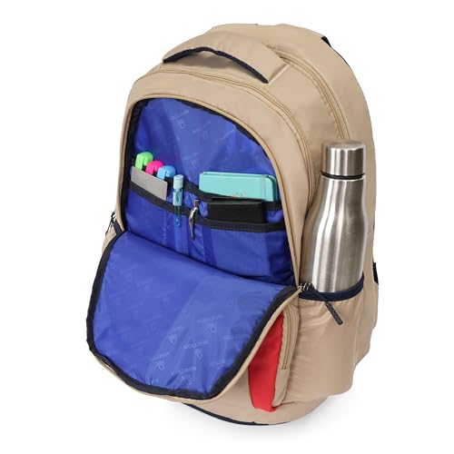 Image of United Colors of Benetton Vance 32L Laptop Backpack, Water-Resistant, Fits 15-inch Laptops, Classic Style with Ample Organization & 1-Year Warranty