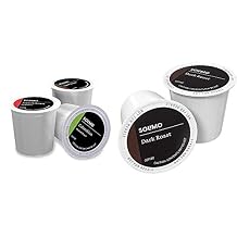 Amazon Brand Solimo Coffee Pods Variety Pack 100 Count | Dark Roast 100 Count