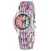 Produktbild HBODHBGS Bunte Holz-Uhr Einzigartige Süßigkeit-Farben-Uhr-Frauen-Quarz Voll Bambus Holz-Armband-Uhr Damen-Armbanduhr