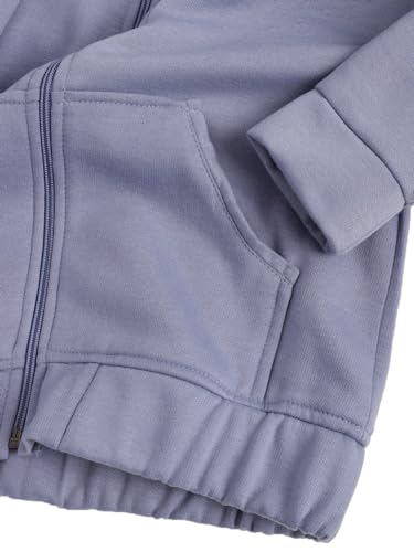 Image of Alano Unisex-Child Wool Blend Comfortable and Stylish Hooded Full Sleeve Lightweight Sweatshirt