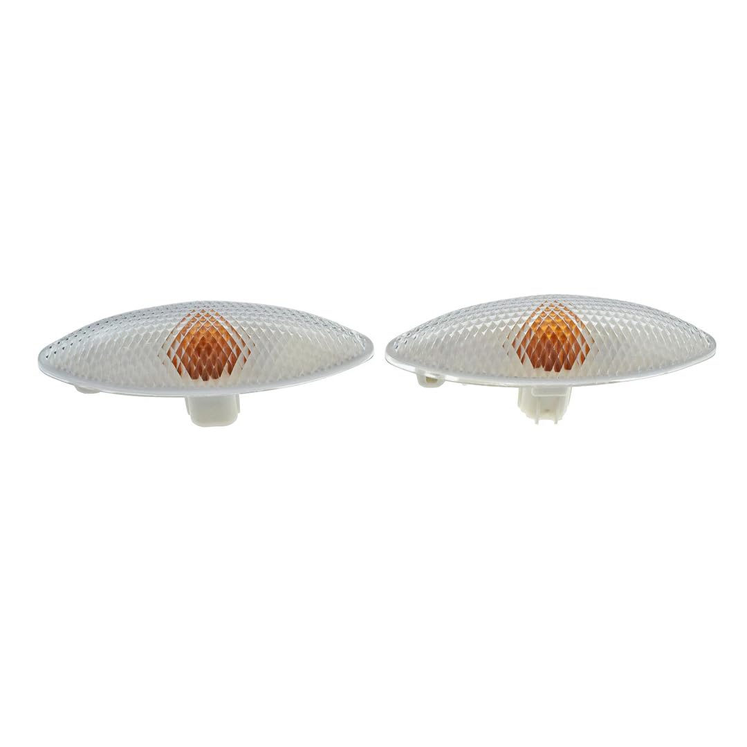 Rufutle Side Marker Lights for Toyota Echo Yaris Vitz 1999-2005, Left/Right Side Marker Blinker Light Turn Signal Lamp 81730-0D010/817400D010/81730-52010