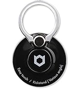 iFace スマホリング iPhone/Android対応 360度回転 インナーサークル (ブラック)【リングホルダー アイフェイス 落下防止 スタンド スマートフォン リング ホールドリング】