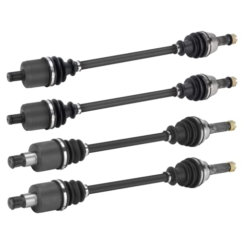 Youxmoto 2 Front+2 Rear CV Axle Fit for Polaris RZR 4 800-2010 2011 2012 2013; RZR S 800 2009-2014, 4340 Chromoly Steel CV Axle Drive Shaft Full Set, For 1332637, 1332638, 1332883 (NOT FIT RZR 800) by Youxmoto - Used condition - US$131.48