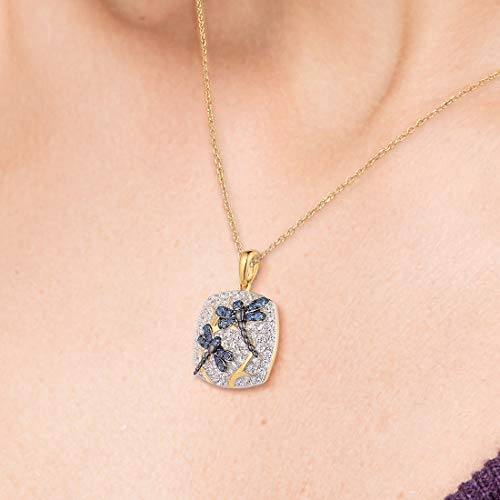 Santuzza 925 Sterling Silver Blue Dragonfly Pendant Without Chain by Santuzza - Used condition - Image 5