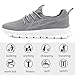 LANGFEUU Zapatillas de Deporte para Hombre Zapatillas de Deporte Tenis Zapatos Deportivos Zapatos Deportivos Zapatos para Correr en la Calle Zapatos Caminar para Correr Gris Claro EU 40 Imagen de LANGFEUU Zapatillas de Deporte para Hombre Zapatillas de Deporte Tenis Zapatos Deportivos Zapatos Deportivos Zapatos para Correr en la Calle Zapatos Caminar para Correr Gris Claro EU 40