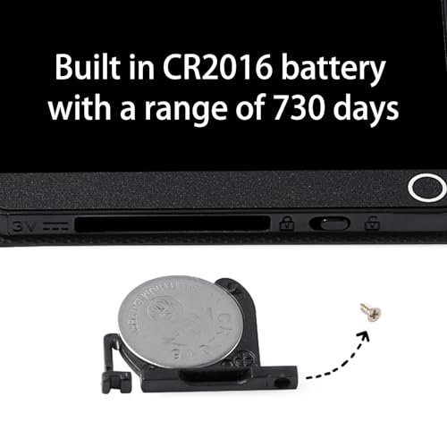 Image of LCD Writing Tablet 6.5in Fine Tip with Leather Case and Hanging Pen | Fine-tip writing tablet supplied with a protective leather case and hanging stylus