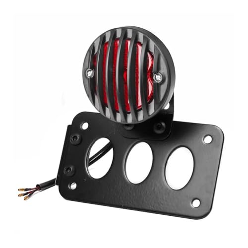 Feu arrière LED moto rond pour escapades nocturnes en Chopper et custom